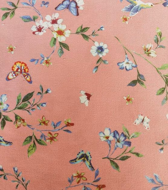 Hummingbirds, Butterflies, & Flowers