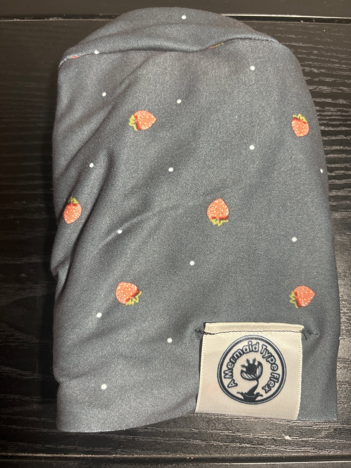 Grey Strawberries Polkadot