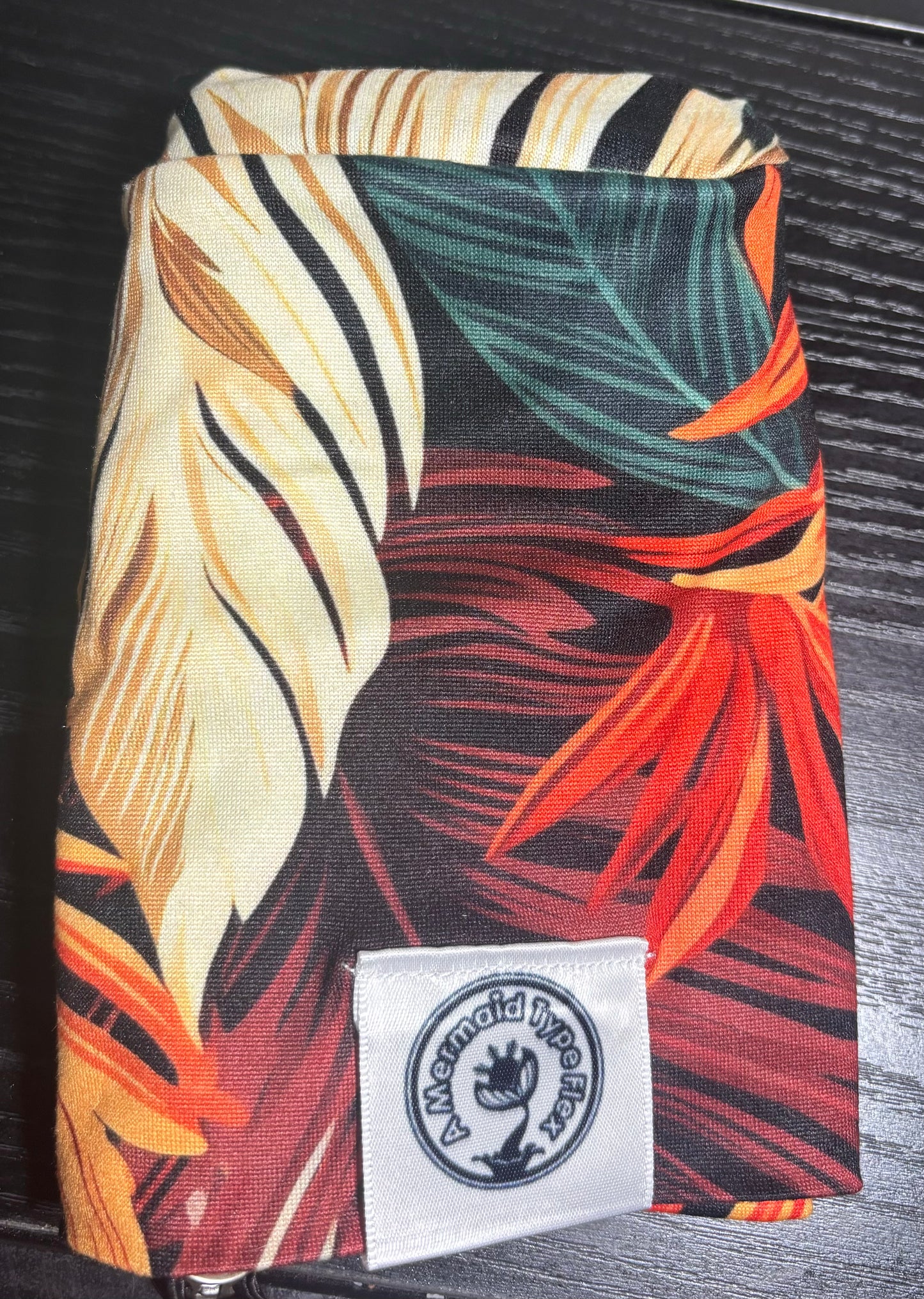 Black With Multicolor Palms